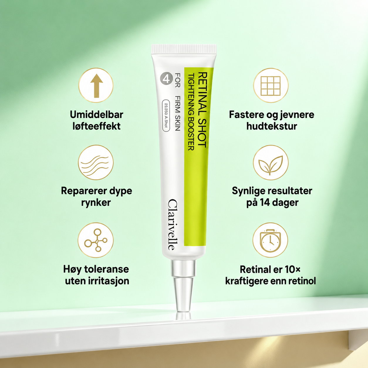 Clarivelle™ Det neste generasjons alternativet til retinol